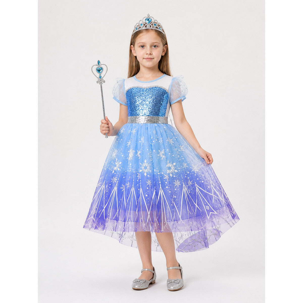 Snow Princess Carnival Costume for Cosplay main product view