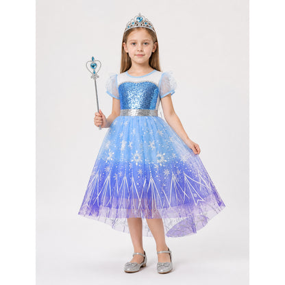 Snow Princess Carnival Costume for Cosplay main product view