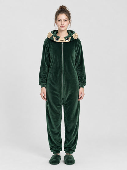 Animal Hooded Pajama Jumpsuit