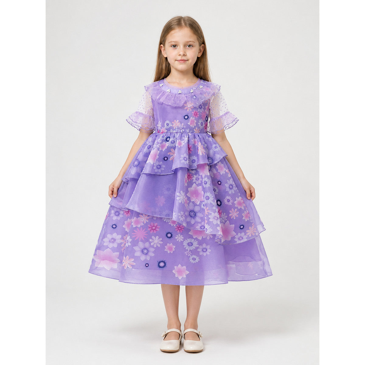 Purple Princess Costume for Girls for Halloween main product view