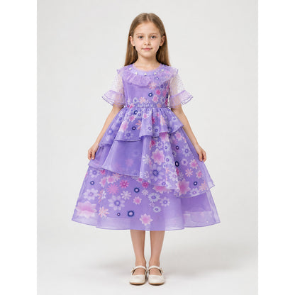 Purple Princess Costume for Girls for Halloween main product view
