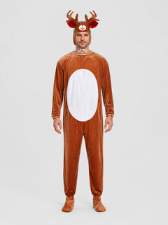 Brown Deer Costume, Cosplay Jumpsuit