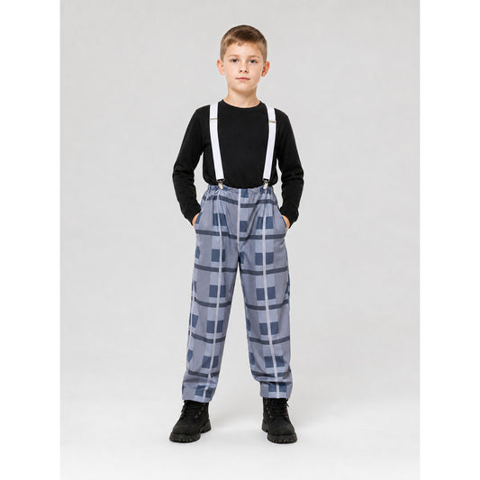 Kids' Pixel Character Cosplay Costume on-model view