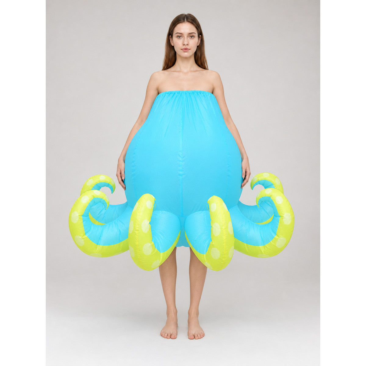 Inflatable Octopus Costume for Halloween and Parties on-model view