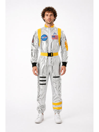 Astronaut Costume with NASA Patches for Cosplay main product view