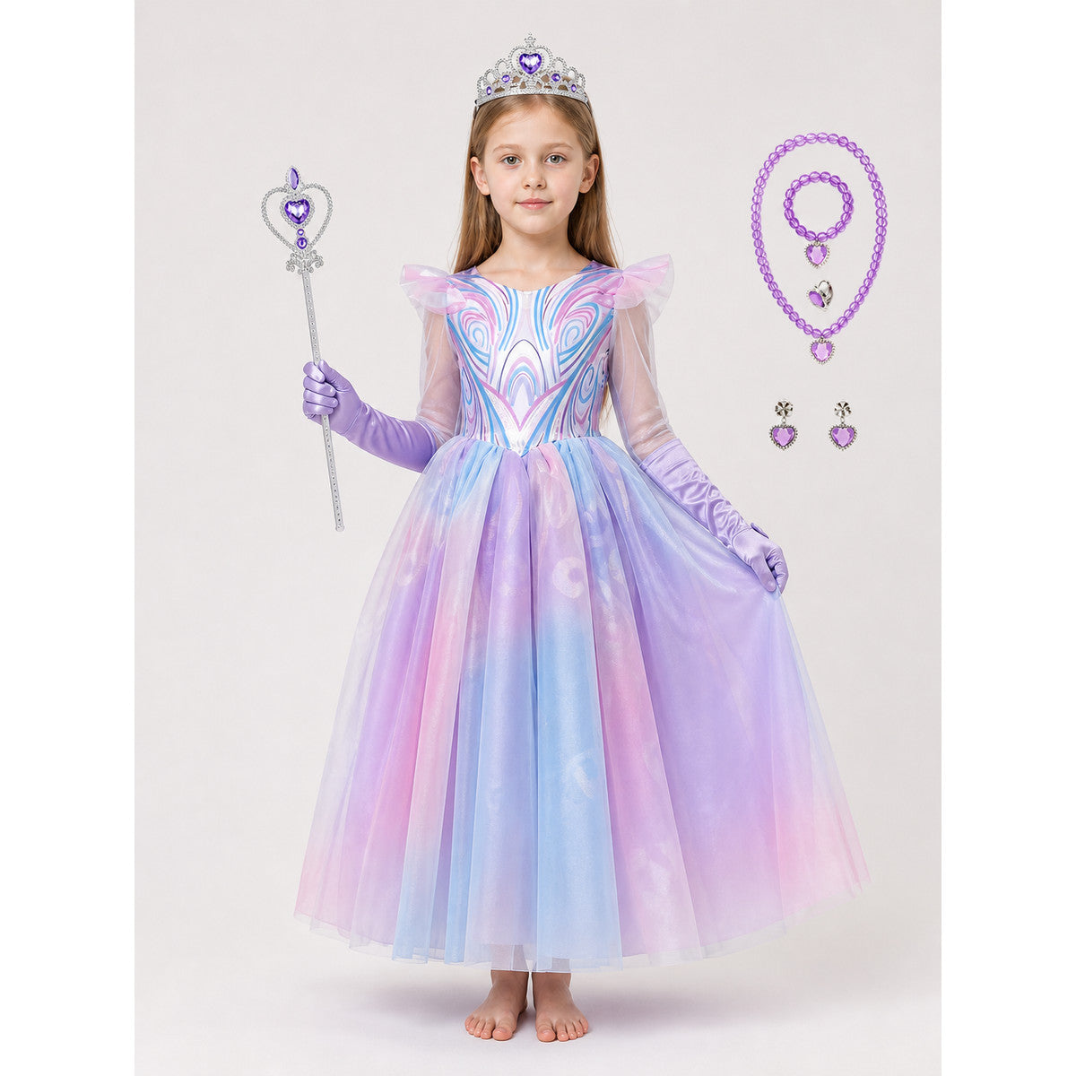 Halloween Princess Costume with Accessories main product view