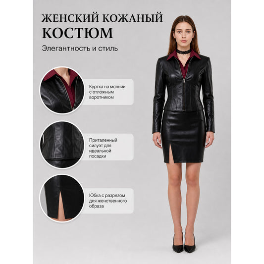 Ada Wong Cosplay Costume: Jacket and Skirt