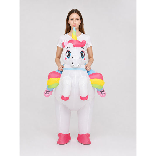 Inflatable Costume: Unicorn, Shark, or Alien