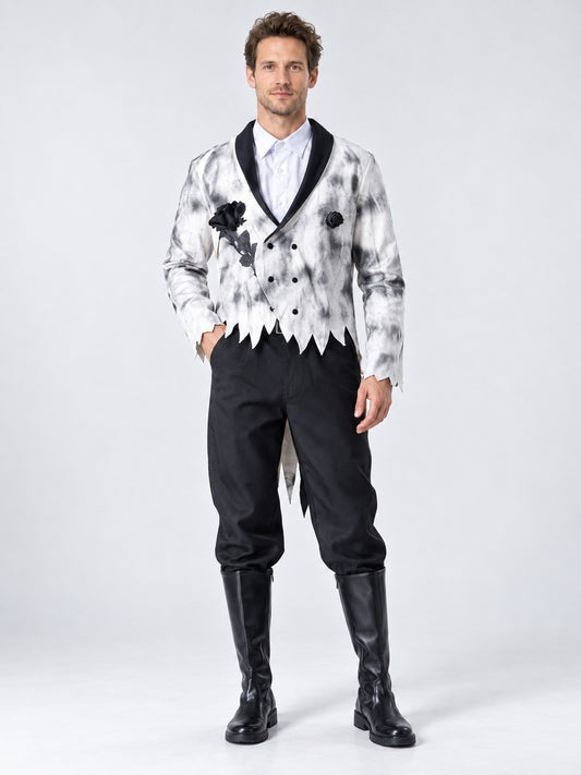 Cosplay Costume: Light Jacket, Shirt, Pants, Brooch