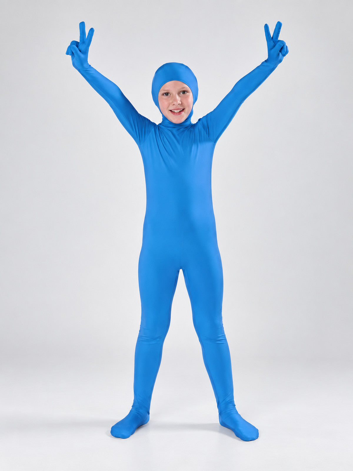 Blue Milk Silk Cosplay Jumpsuit Costume