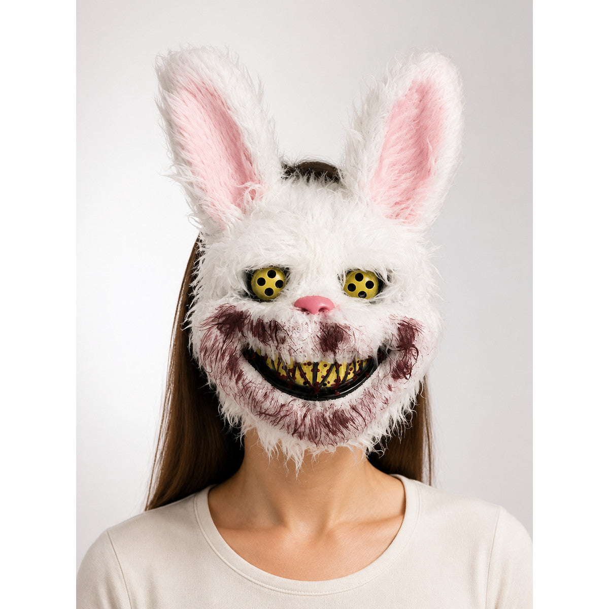 Scary Rabbit Carnival Headpiece for Halloween main product view