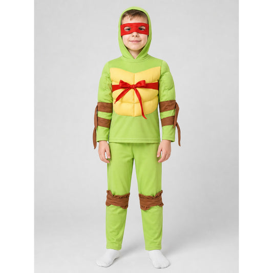 Kids' Ninja Turtles Costume with Mask and Pants