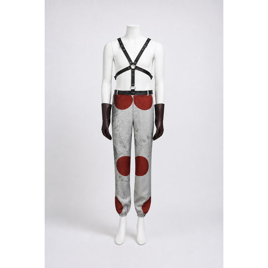 Cosplay Costume with Straps, Gloves, and Pants main product view