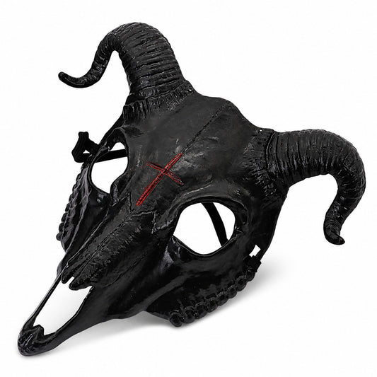 Halloween Mask Supplies Decor Headgear Novelty Creative Goat Skull Mask for Festival Photo Props Nightclub Role Playing Party