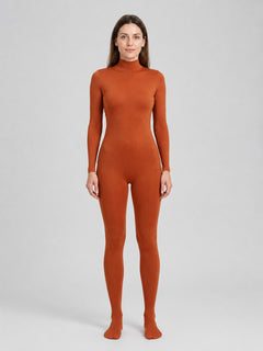 Stage jumpsuit with gloves and socks, orange
