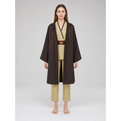 Obi-Wan Cosplay Costume with Cloak and Belt