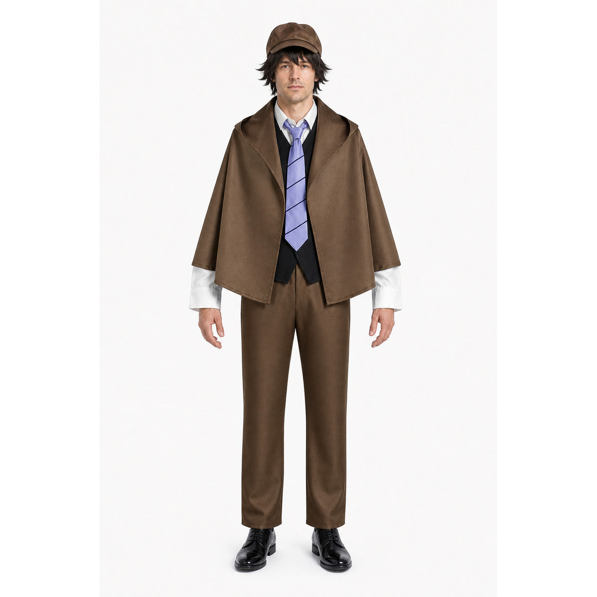 Edogawa Ranpo Cosplay Costume with Hat and Wig main product view
