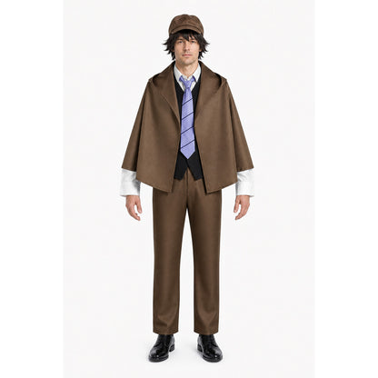 Edogawa Ranpo Cosplay Costume with Hat and Wig main product view