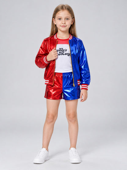 Kids' Harley Quinn Costume, 3-Piece