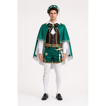 Venti Anime Cosplay Costume with Cape and Hat main product view