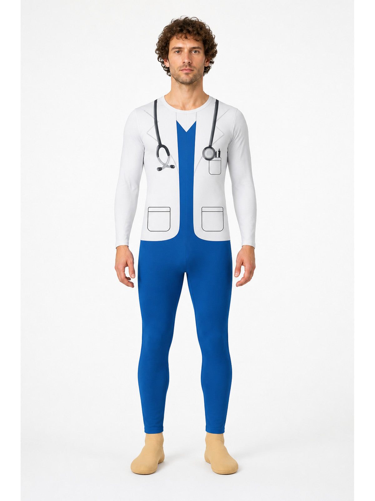 Children’s Deer Doctor Costume with White Lab Coat