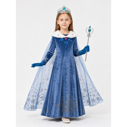 Snow Queen Costume for Halloween and Cosplay main product view
