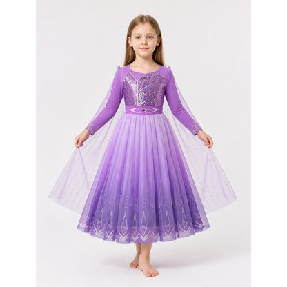 Snow Queen Costume Dress for Halloween and Cosplay main product view