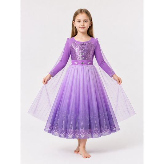 Snow Queen Costume Dress for Halloween and Cosplay main product view