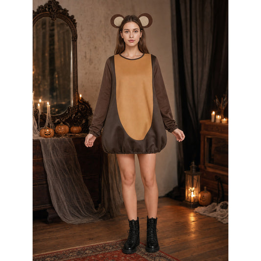 Adult Monkey Costume, Brown