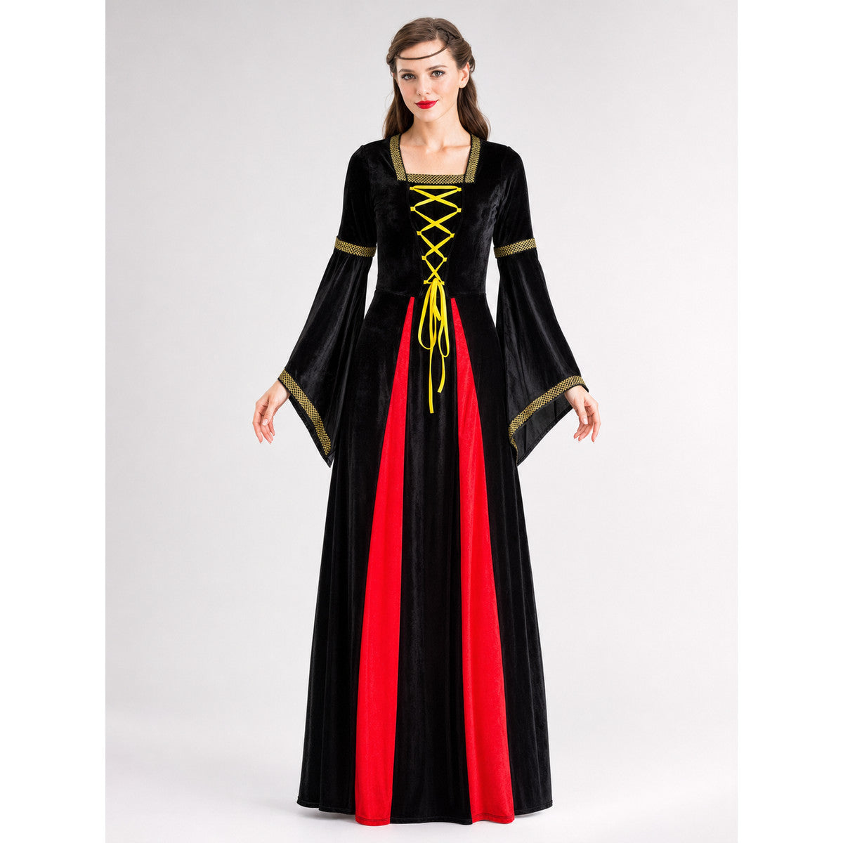 European Court-Style Vampire Carnival Costume front view