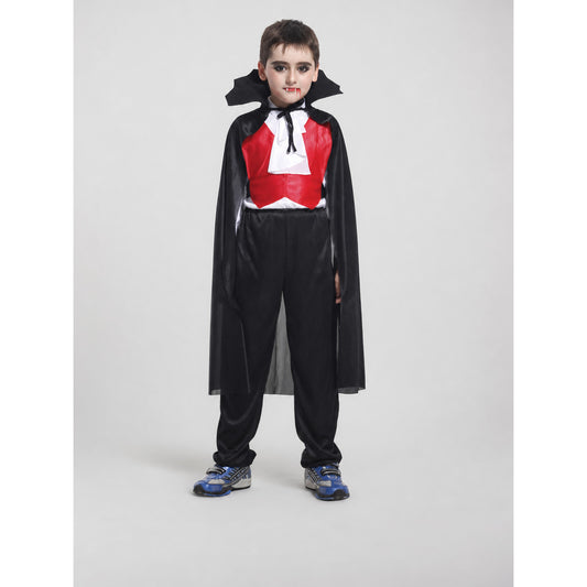 Kids' Vampire Costume for Halloween Party on-model view