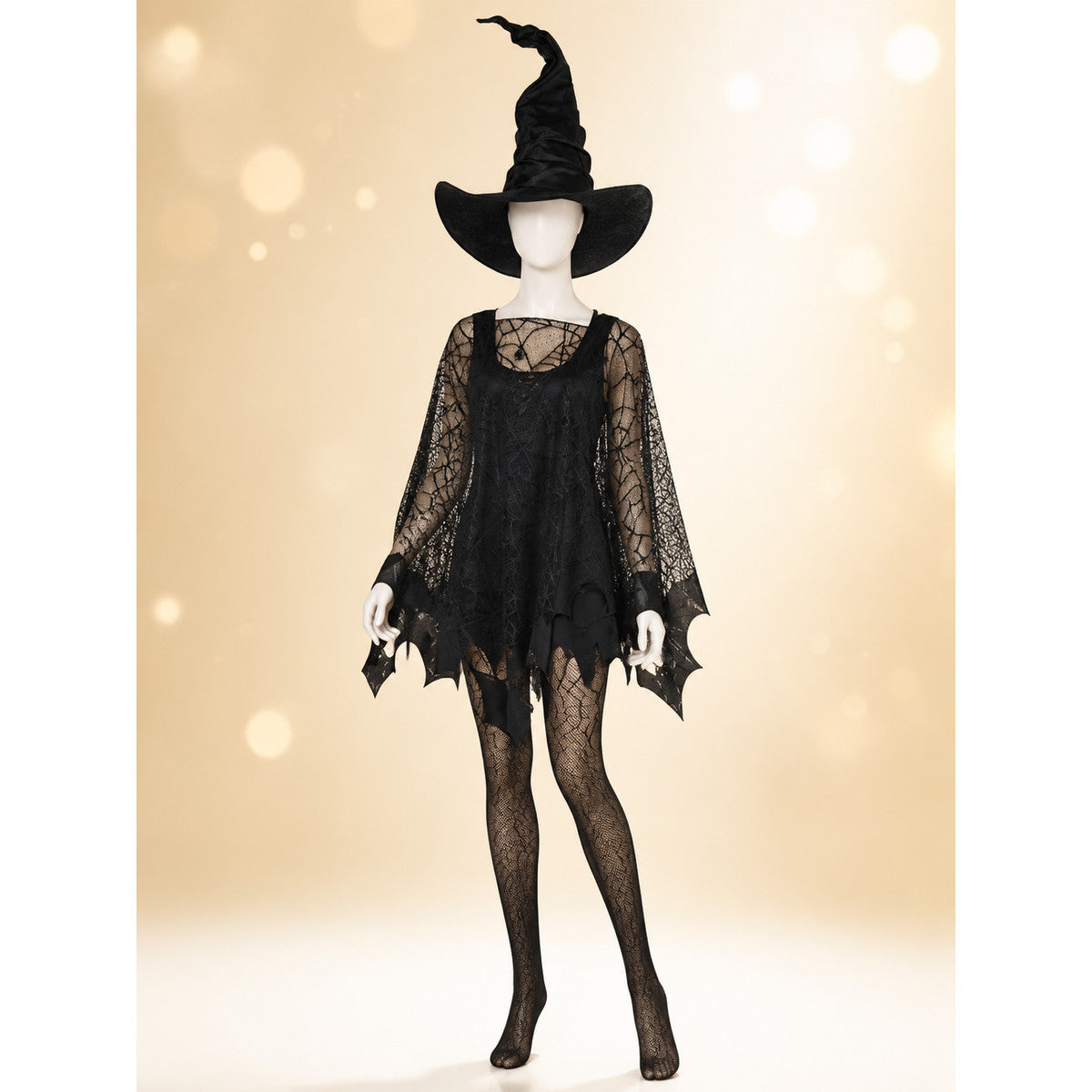 Black Witch Costume for Halloween and Cosplay main product view
