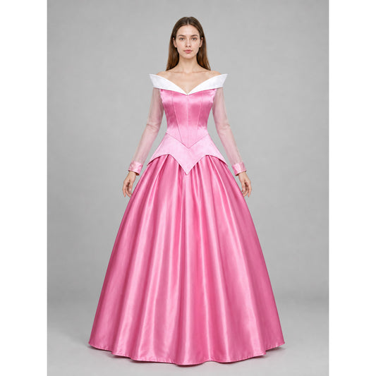 Long Princess Dress for Parties and the Stage front view