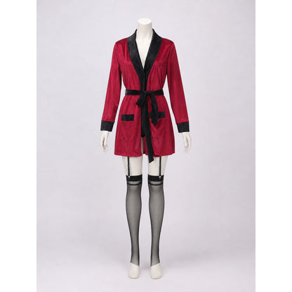 Sailor Costume with Open Front and Belt front view