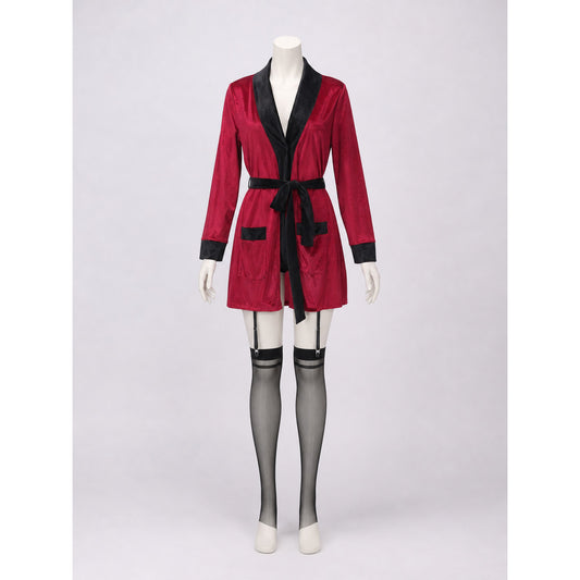 Sailor Costume with Open Front and Belt front view
