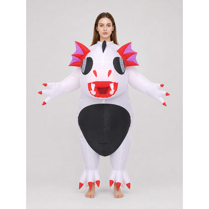 Inflatable Dragon Costume “Red Claw”, One Size on-model view