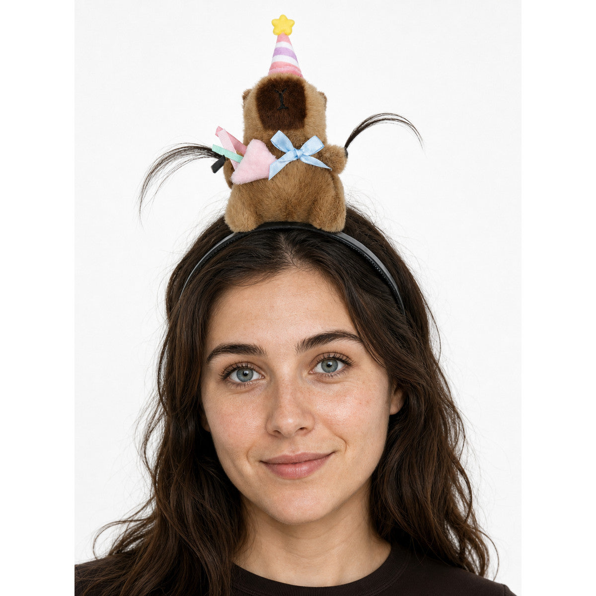 Capybara Carnival Headband for Birthdays