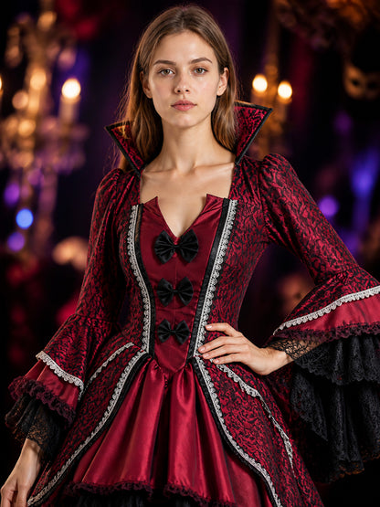 Women's Vampire Countess Costume for Halloween