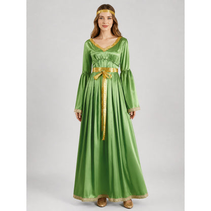 Princess Leia Costume: Green Cosplay Dress