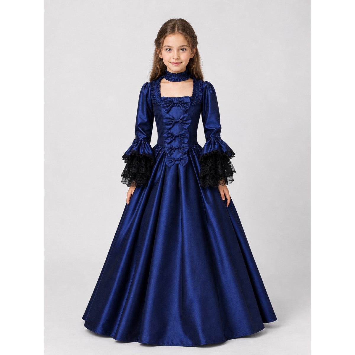 Gothic Victorian Lace Costume Dress