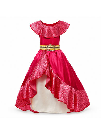 Kids Cosplay Clothing Girls Princess Elena Costume Halloween Carnival Role