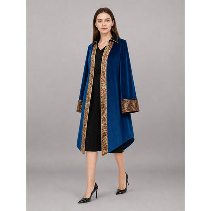 Vintage-Style Blue Carnival Tailcoat