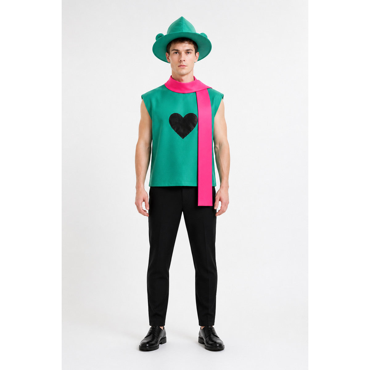 Ralsei Cosplay Costume from Undertale with Hat and Scarf main product view