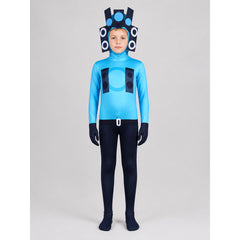 Blue Audio Man Skibidi Toilet Jumpsuit
