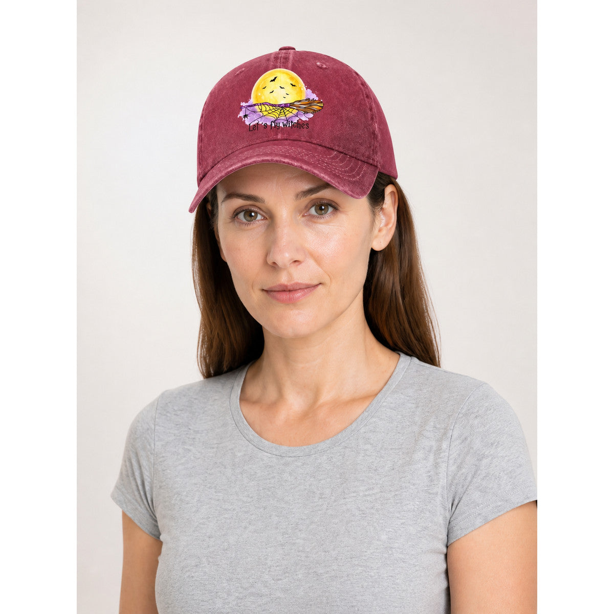 Halloween Witch-Themed Carnival Baseball Cap main product view