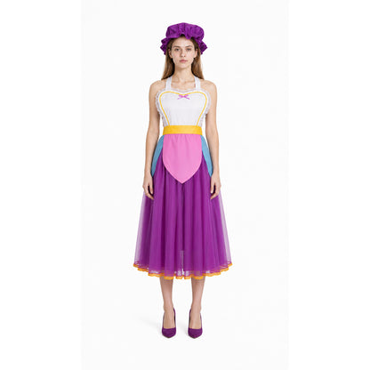 Cosplay Dress with Apron and Cap main product view