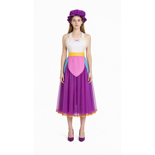 Cosplay Dress with Apron and Cap main product view