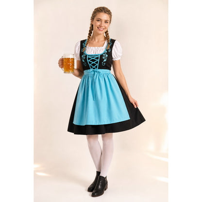 Bavarian Oktoberfest Costume — Dress with Apron