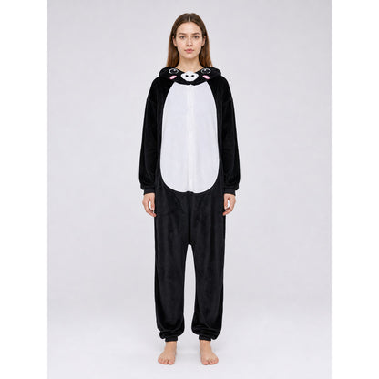 Hooded Carnival Kigurumi, Animal Costume on-model view