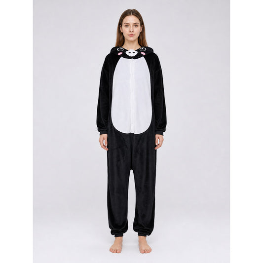 Hooded Carnival Kigurumi, Animal Costume on-model view